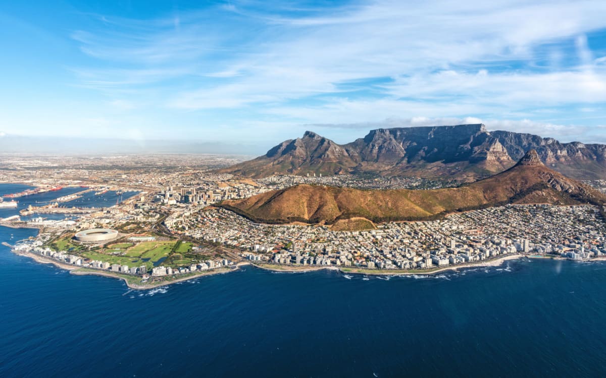 Helikopter Rundflug über Kapstadt für das berühmte Panorama