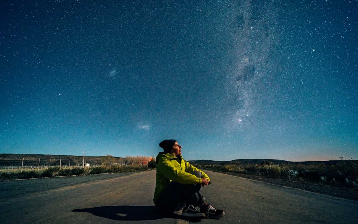 Stargazing in Sutherland Südafrika