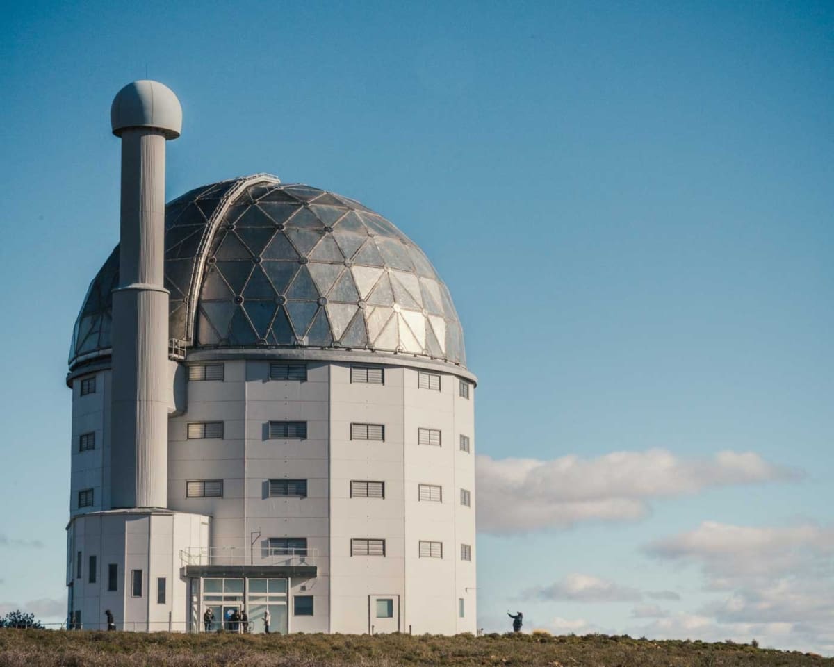 Das Southern African Large Telescope (SALT) in Sutherland ist ein Highlight beim Besuch