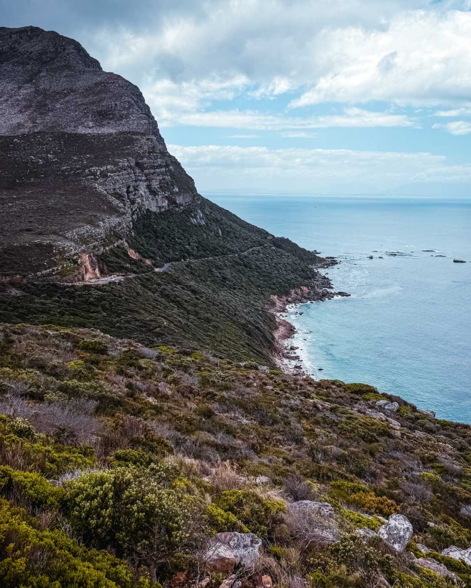 Aussicht auf die Smitswinkel Bay am Kap der Guten Hoffnung (Table Mountain National Park)