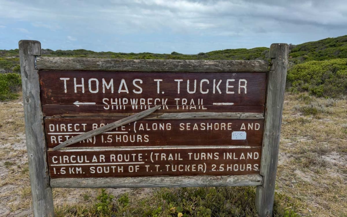 Thomas T. Tucker Shipwreck Hike (Olifantsbos Beach)