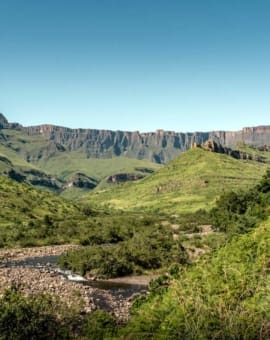 Drakensberge Südafrika Amphitheater Tugela Gorge Trail