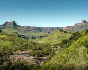 Drakensberge Südafrika Amphitheater Tugela Gorge Trail