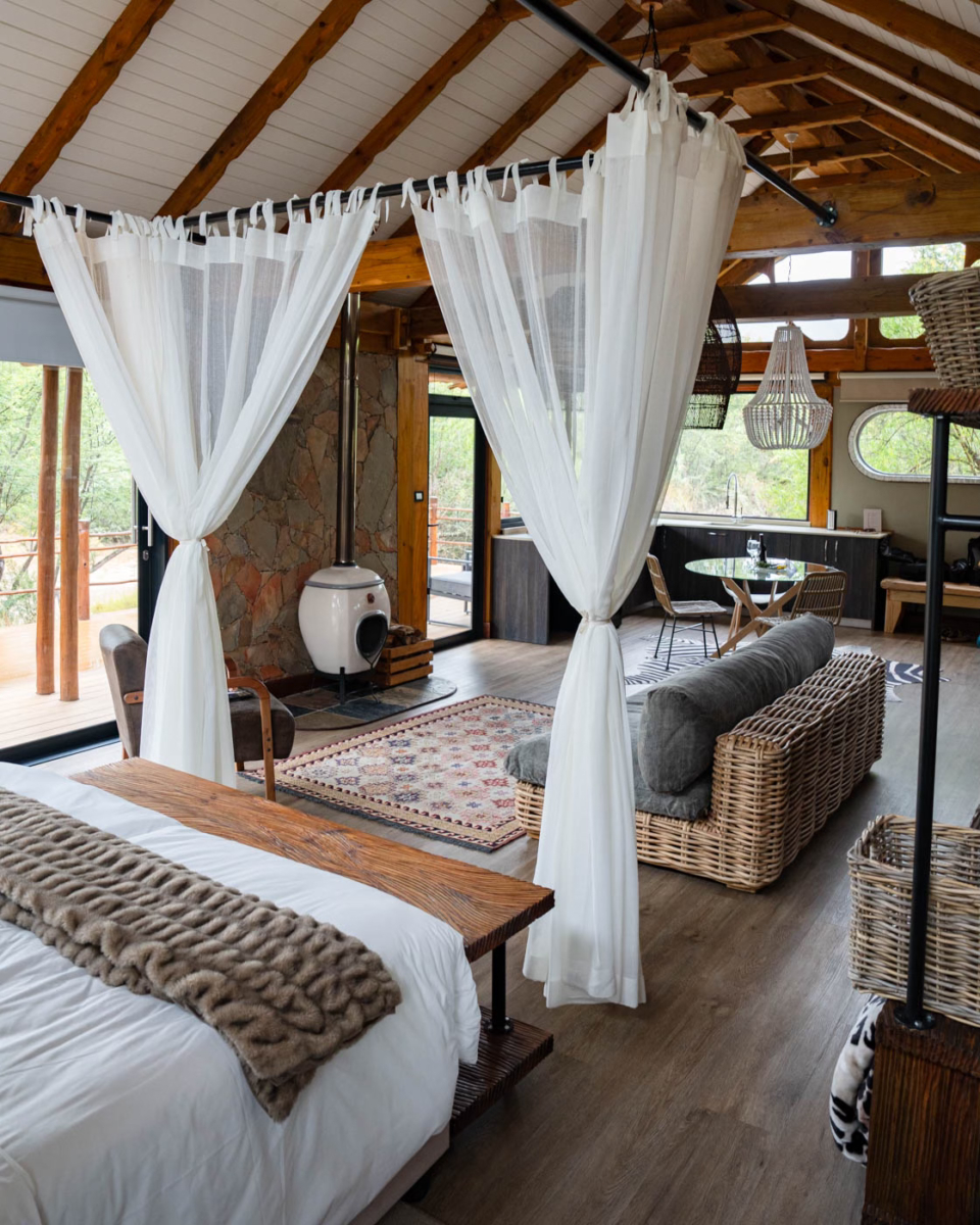 Suite von innen im Mont Eco Game Reserve