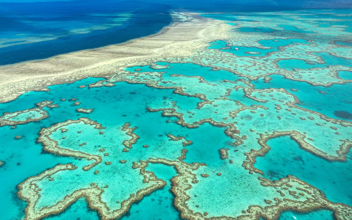 Great Barrier Reef Rundflug Whitsundays
