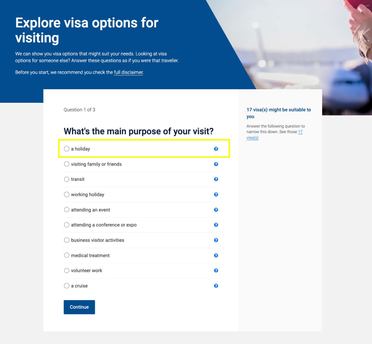 Visum für Australien als Tourist beantragen (subclass 651)