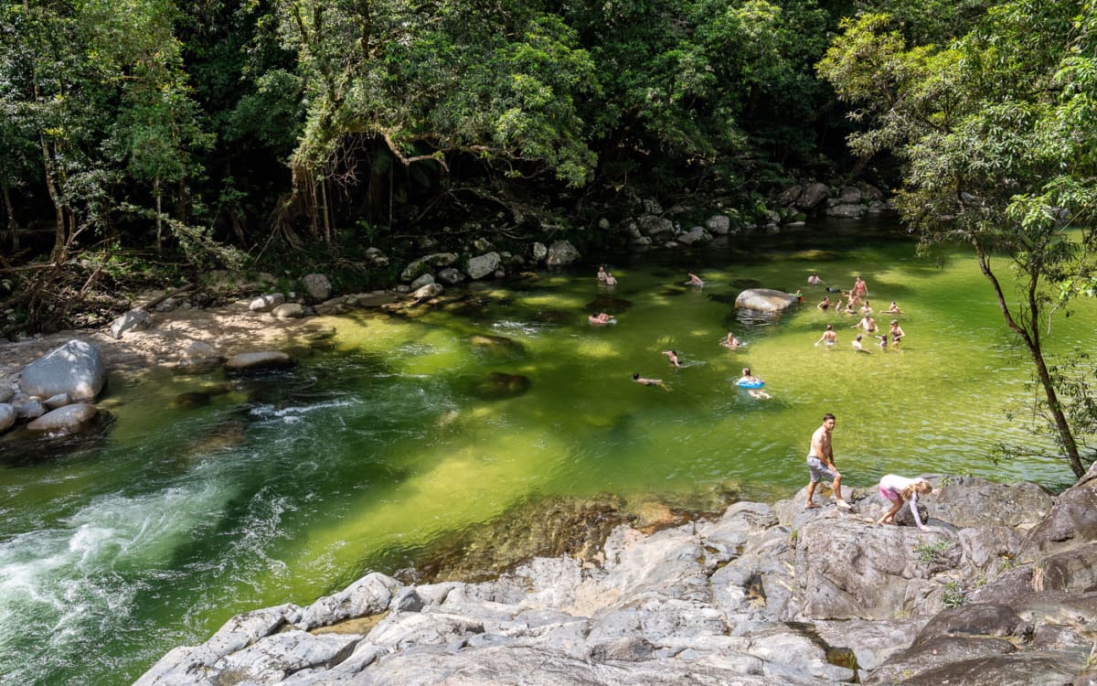 Mossman Gorge: Baden in der Idylle des Daintree Rainforest