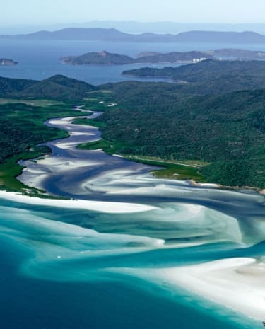 Whiteheaven Beach Whitsundays Australien Rundflug