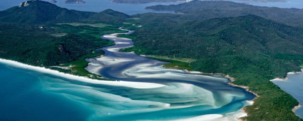 Whiteheaven Beach Whitsundays Australien Rundflug