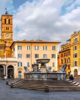 Rom Trastevere Piazza Santa Maria
