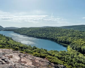 Lake of the Clouds im Porcupine Mountains Wilderness State Park, Michigan