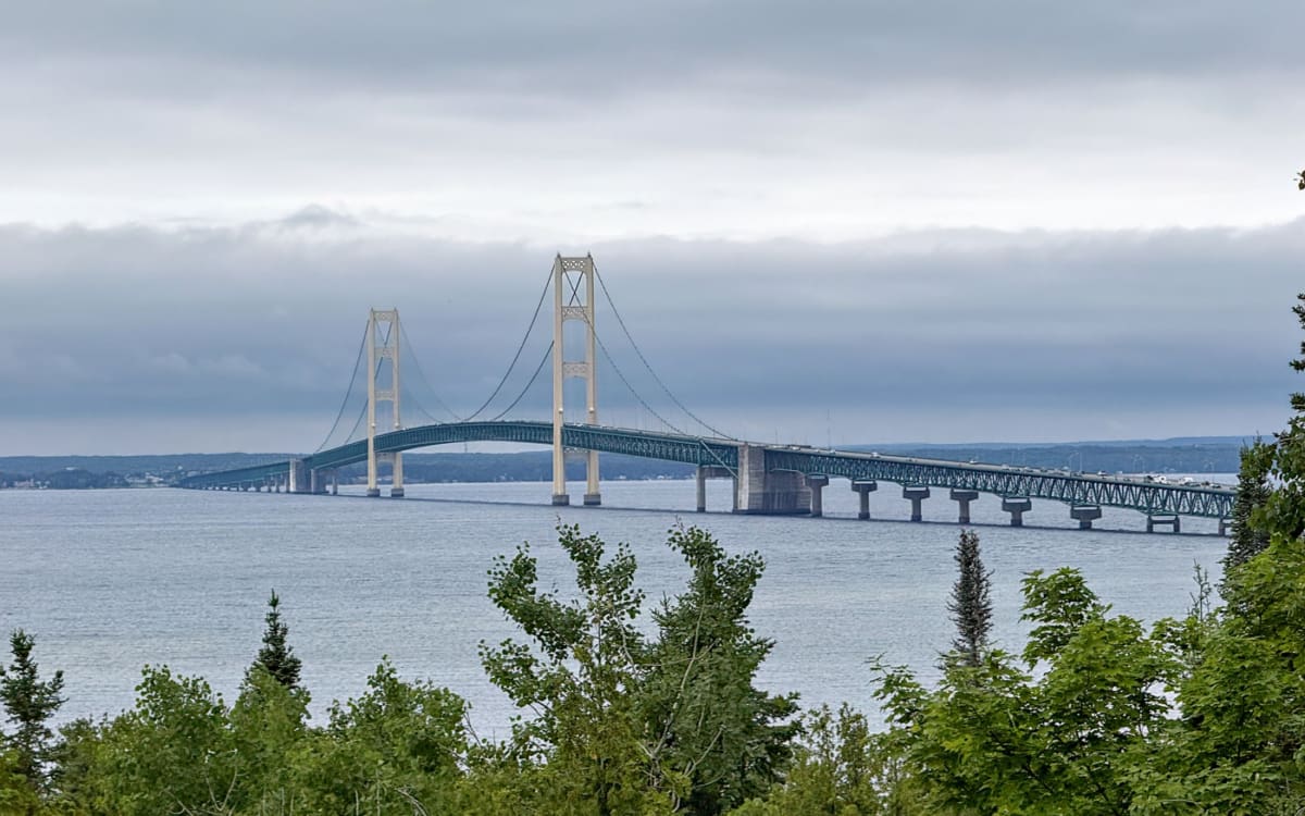 Mackinac Bridge – liebevoll auch „Mighty Mac“ genannt.