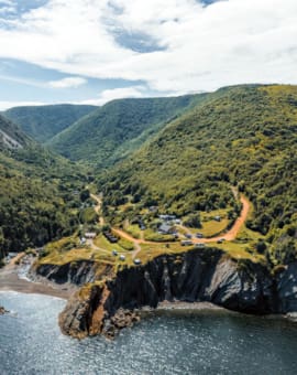 Kanada mit Wohnmobil, Stellplatz in Nova Scotia
