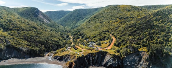 Kanada mit Wohnmobil, Stellplatz in Nova Scotia