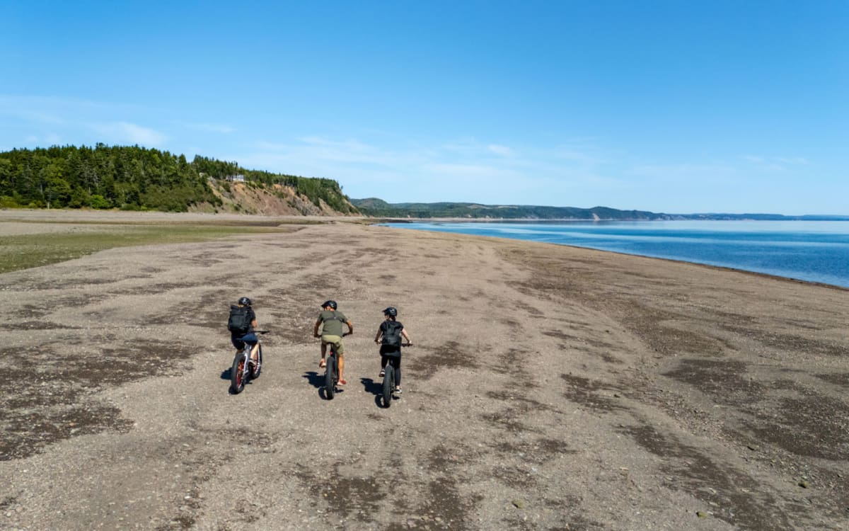 Fat Bike Tour Bay of Fundy (Spencers Island)