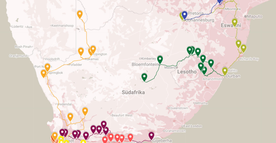 Südafrika Rundreise Routenvorschläge