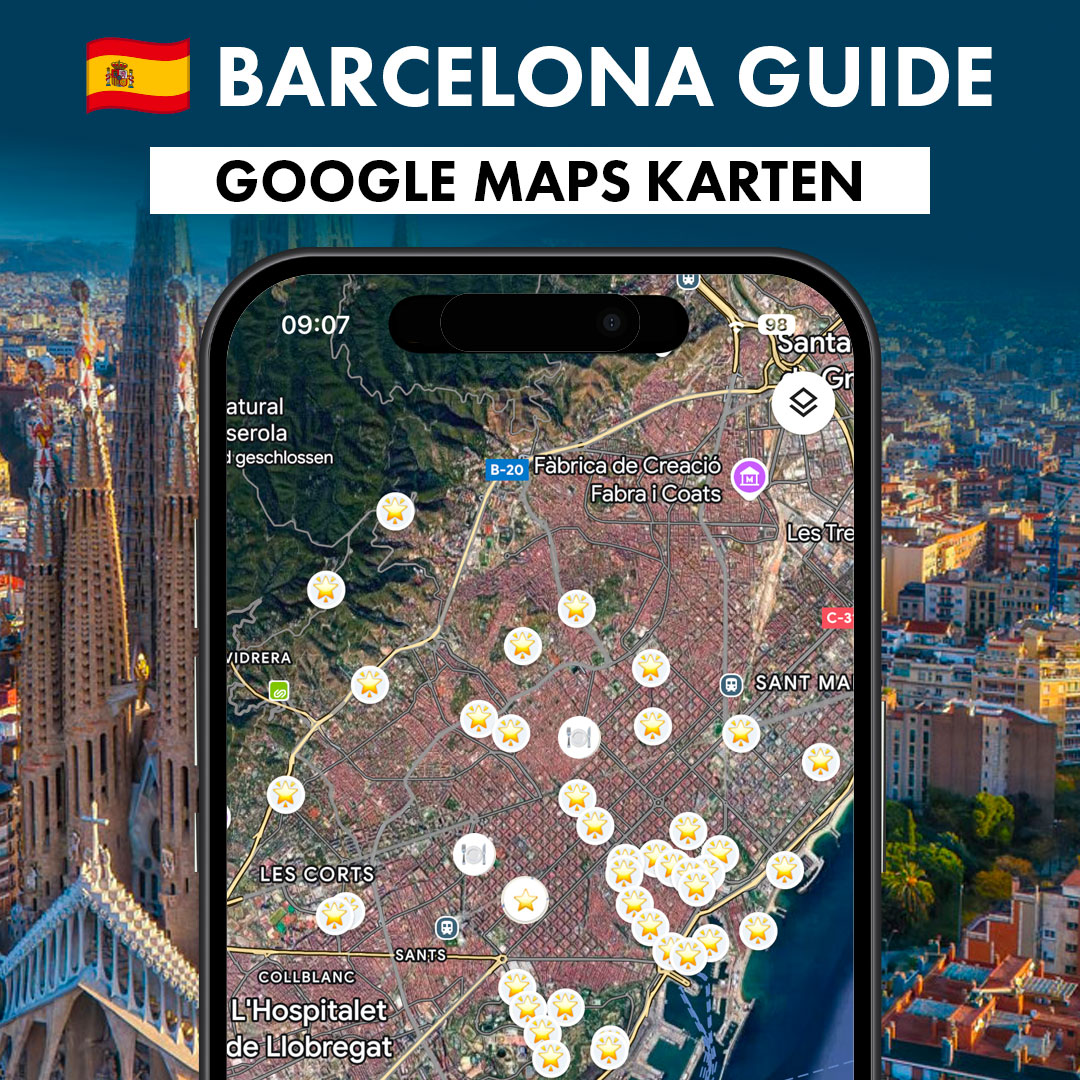 Barcelona Sehenswürdigkeiten Karte Google Maps