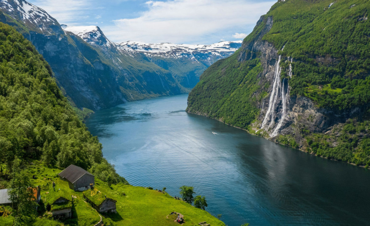 Geiranger Fjord Norwegen