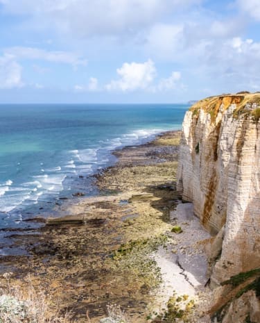 Etretat an der Alabasterküste in der Normandie