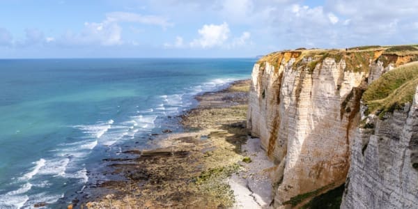 Etretat an der Alabasterküste in der Normandie