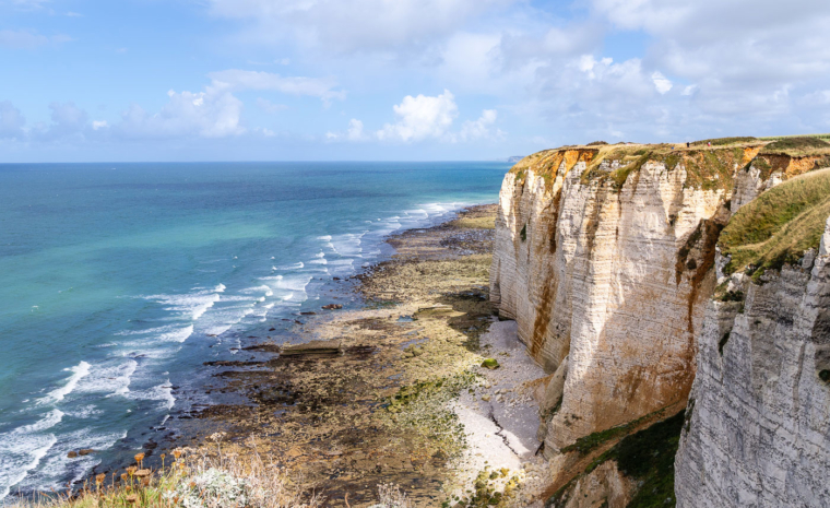 Etretat an der Alabasterküste in der Normandie