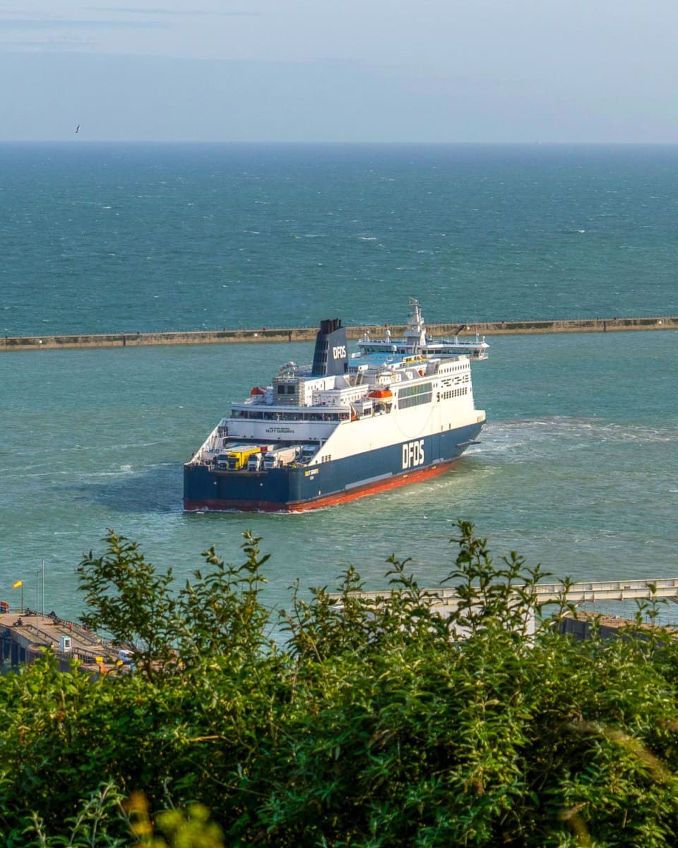 Mit der Fähre nach England