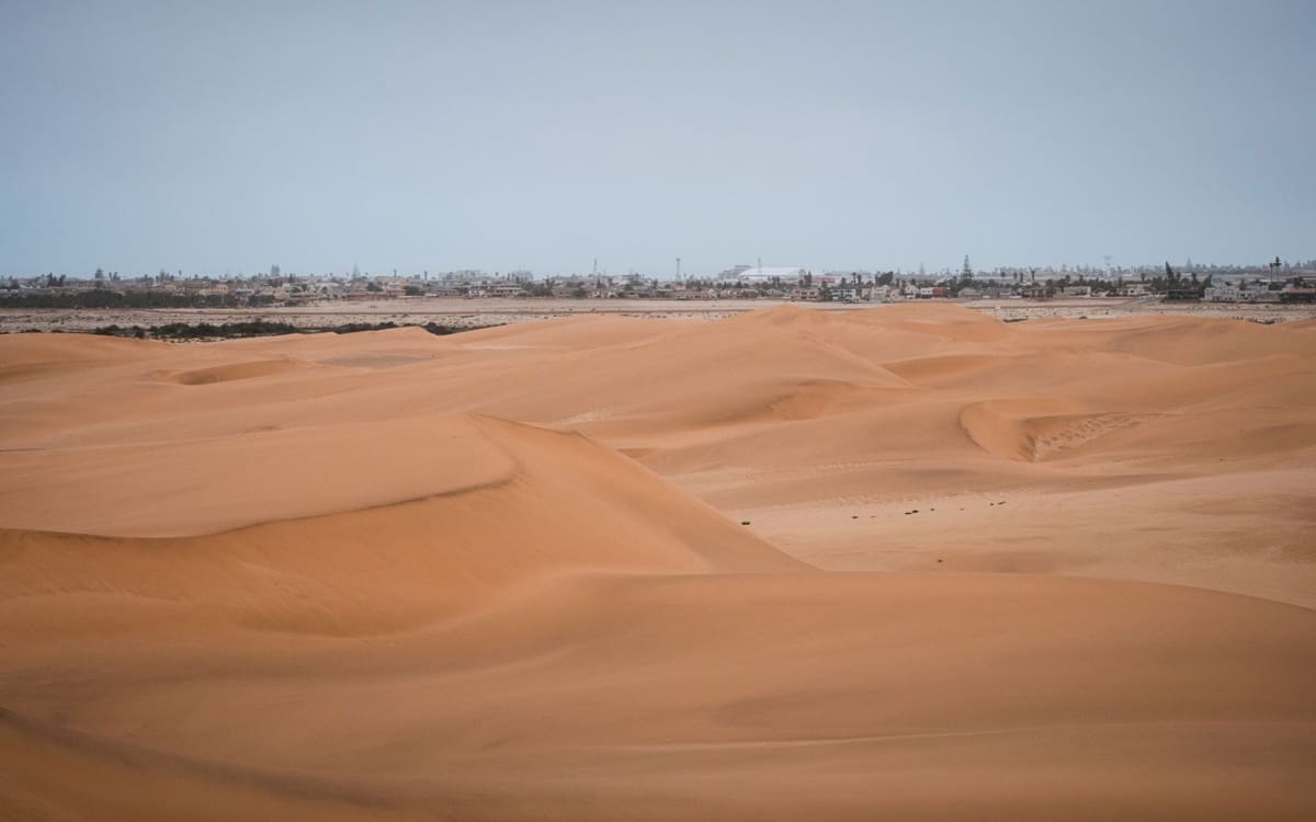 Die Dünen sind in Swakopmund sehr nah!