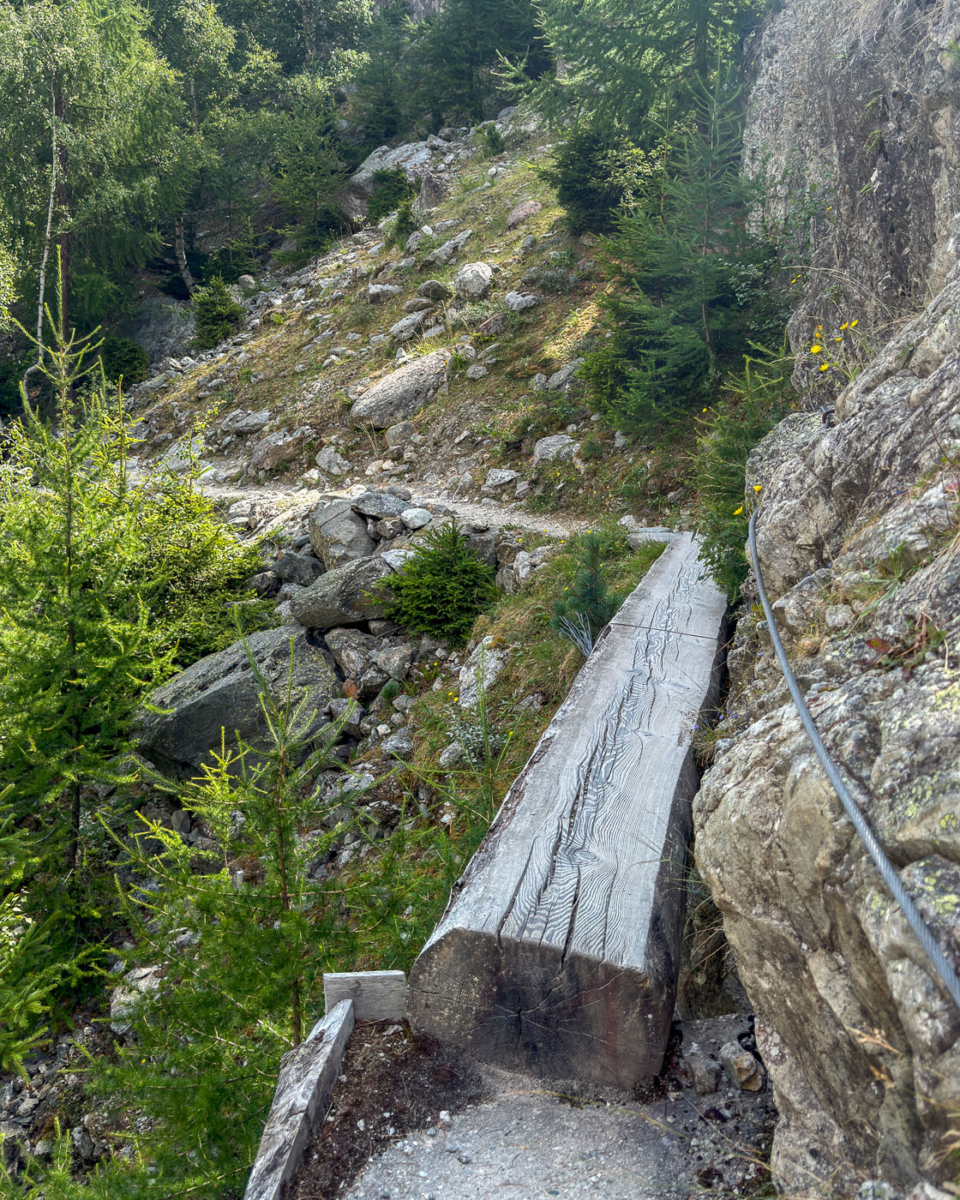 Nichts für schwache Nerven an manchen Stellen. Aletsch Panoramaweg
