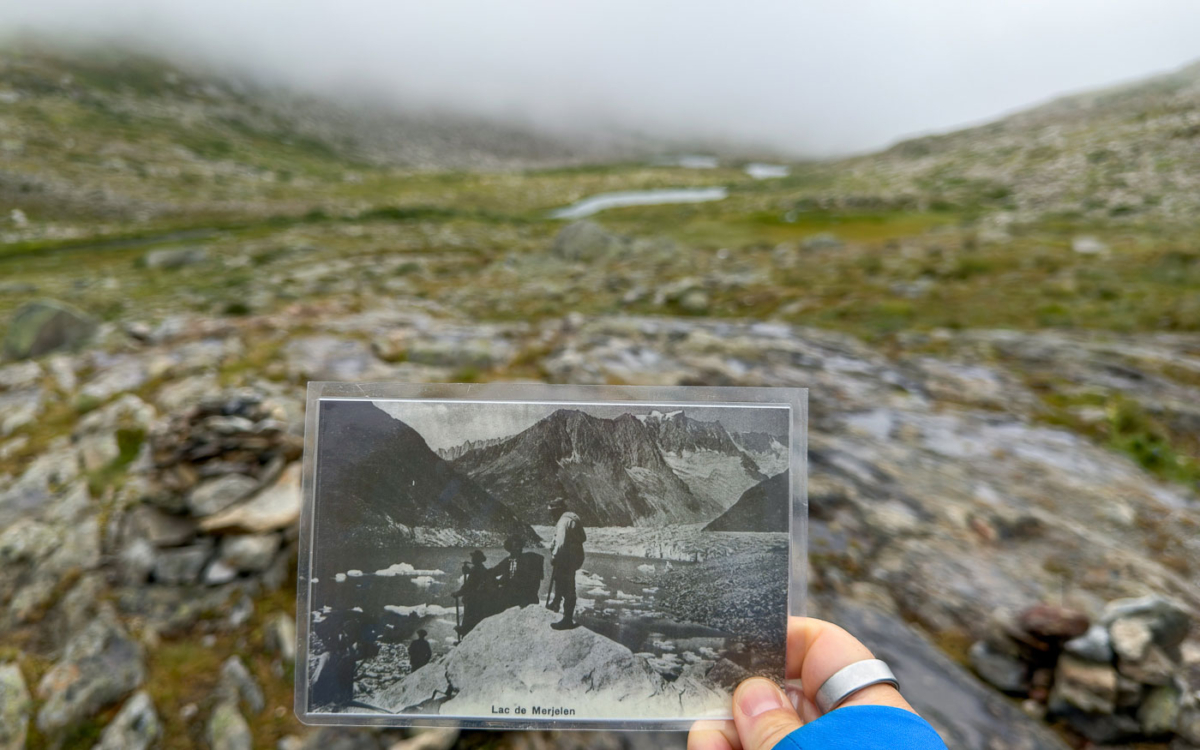 Damals gab es den Märjelensee am Aletschgletscher in der Aletsch Arena.