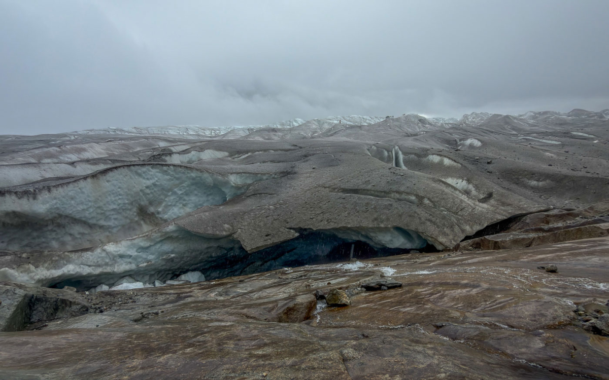 Frühere Gletscherhöhle Großer Aletschgletscher