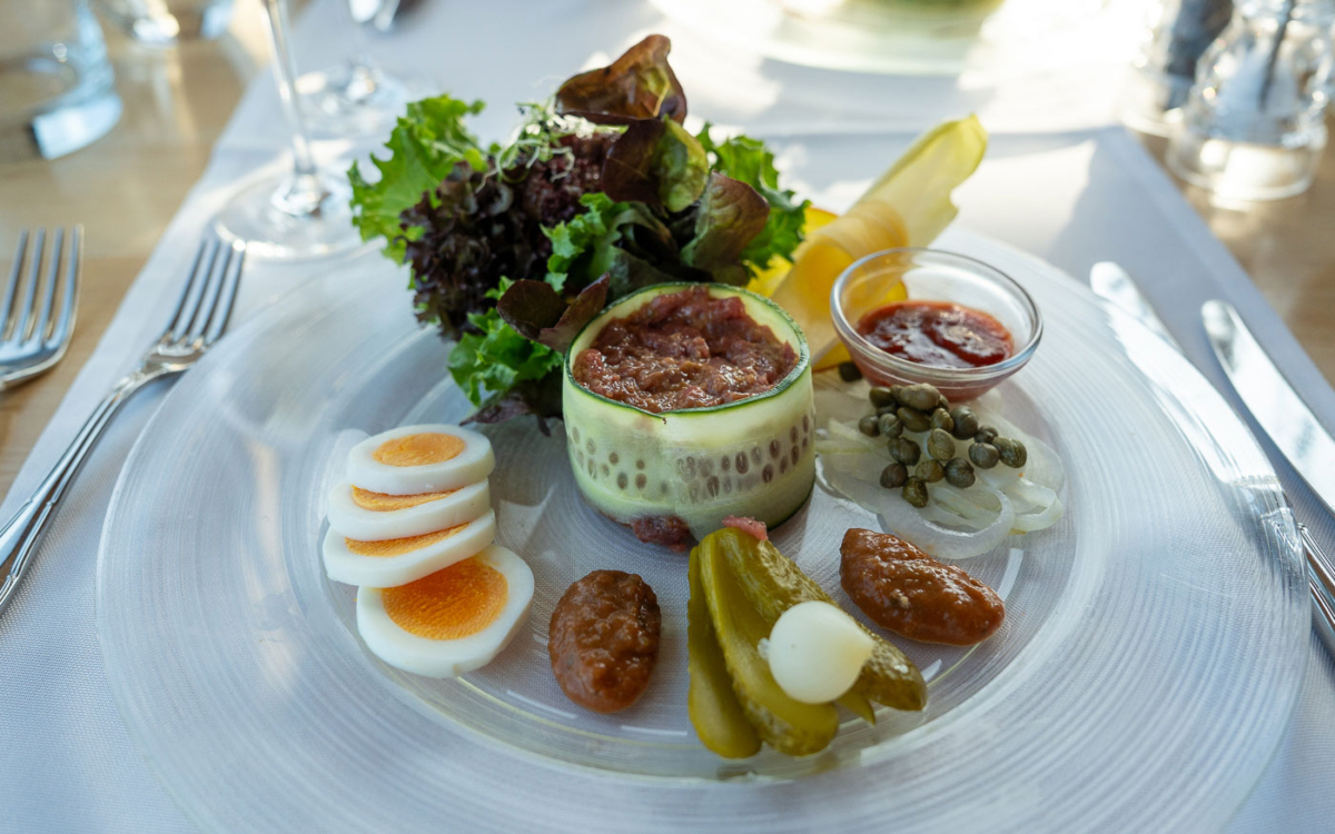 Vorspeise beim Abendessen (eine davon)