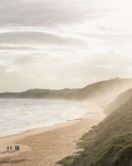 Brenton-on-sea weitläufiger Strand bei Knysna