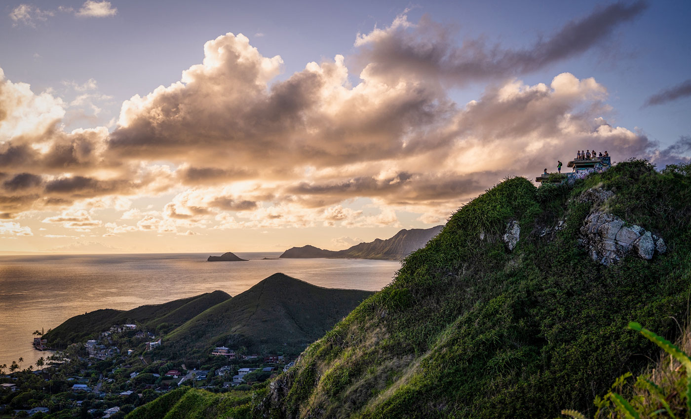 Sonnenaufgang auf der Lanikai Pillbox (Wanderung)