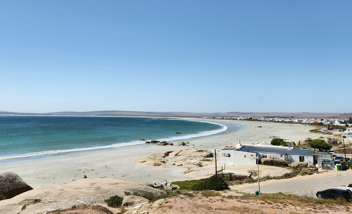 Bucht in Paternoster: Voorstrand beziehungsweise Paternoster Main Beach.
