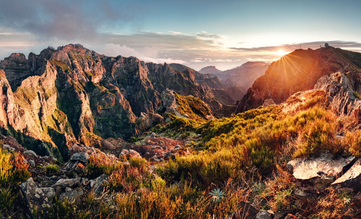 Sonnenaufgang und Wanderung am Pico do Arieiro