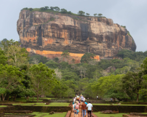 Sigiriya Löwenfels berühmte Sehenswürdigkeit in Sri Lanka