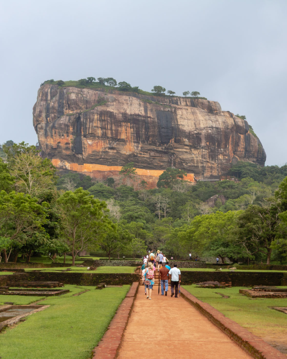 Sigiriya Löwenfels berühmte Sehenswürdigkeit in Sri Lanka