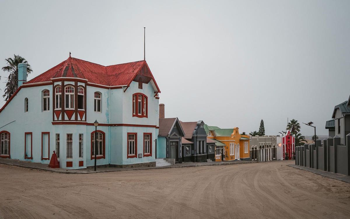 Haus Grüenewald in der Bergstraße in Lüderitz