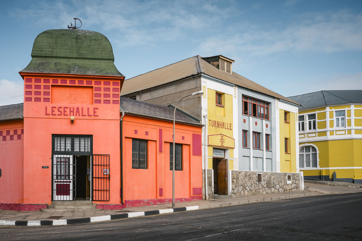 Lesehalle und Turnhalle in Lüderitz